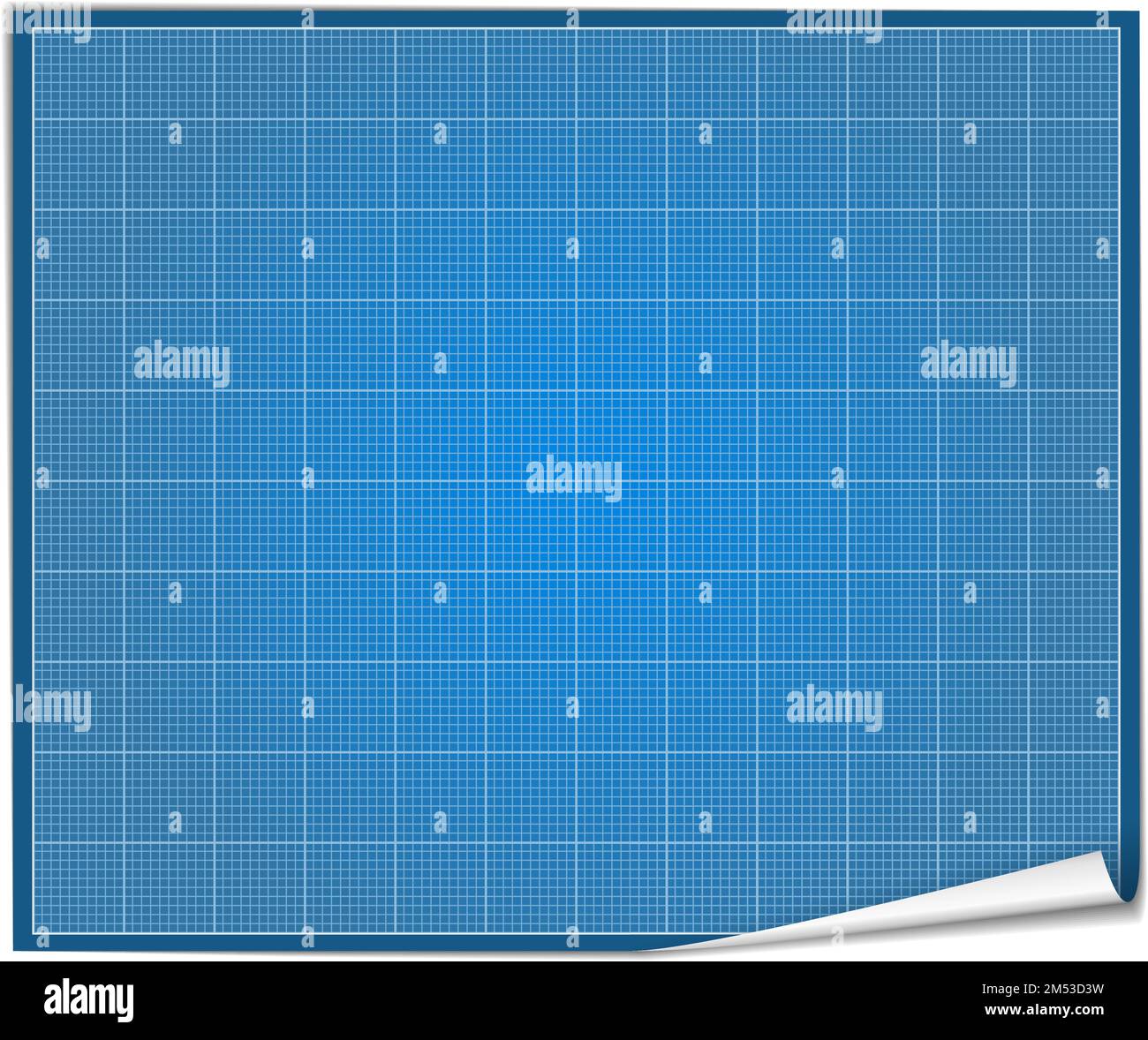 Blank blueprint paper, vector eps10 illustration Stock Vector Image
