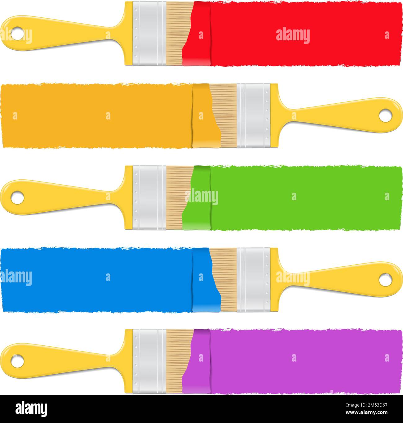 Brush paint vector vectors hi-res stock photography and images - Alamy