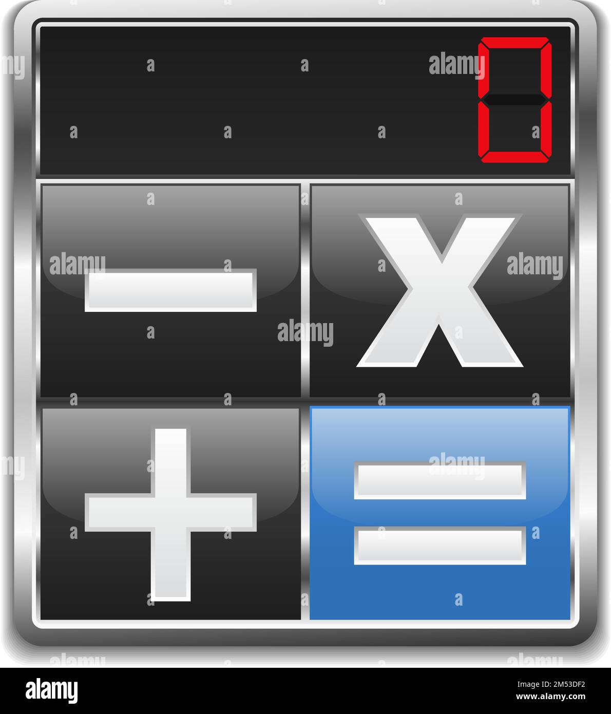 Calculator Icon, vector eps10 illustration Stock Vector Image & Art - Alamy
