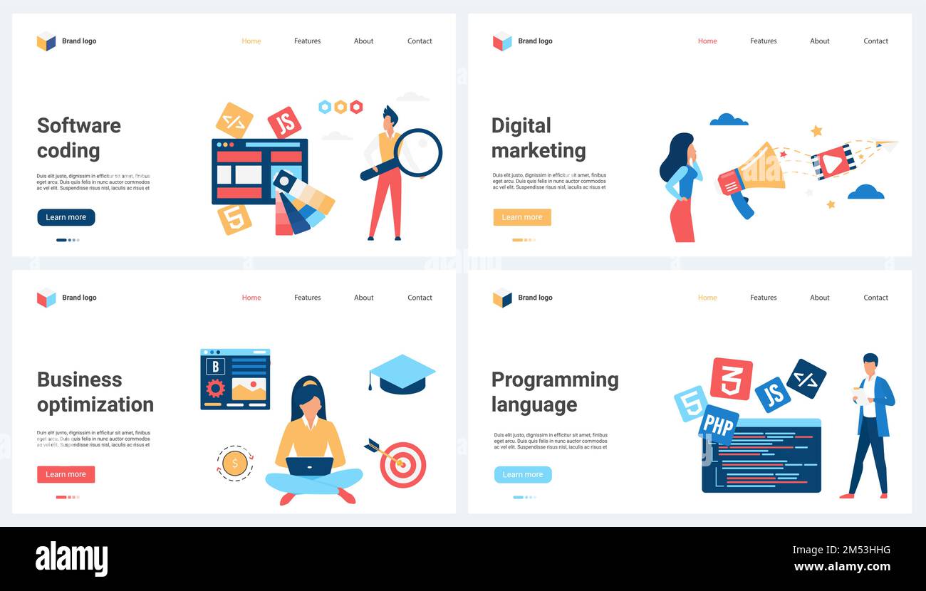 Digital marketing and business optimization, programming language and ...