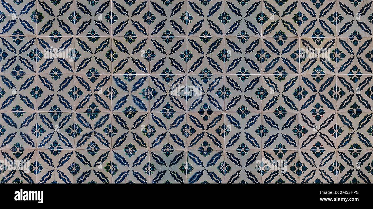 The texture of the ceramic tiles in the oriental style. Turkish ceramic ...