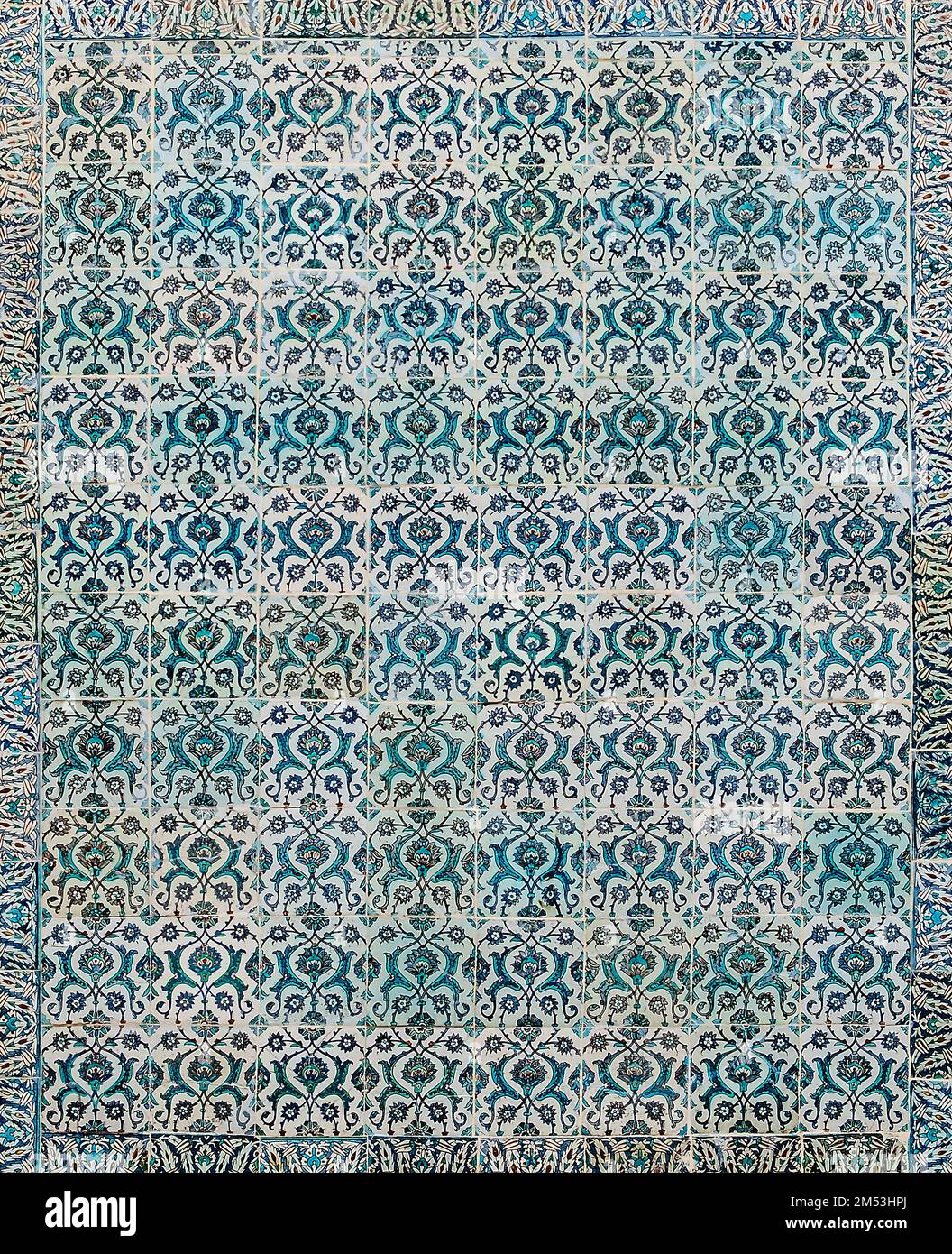 The texture of the ceramic tiles in the oriental style. Turkish ceramic ...