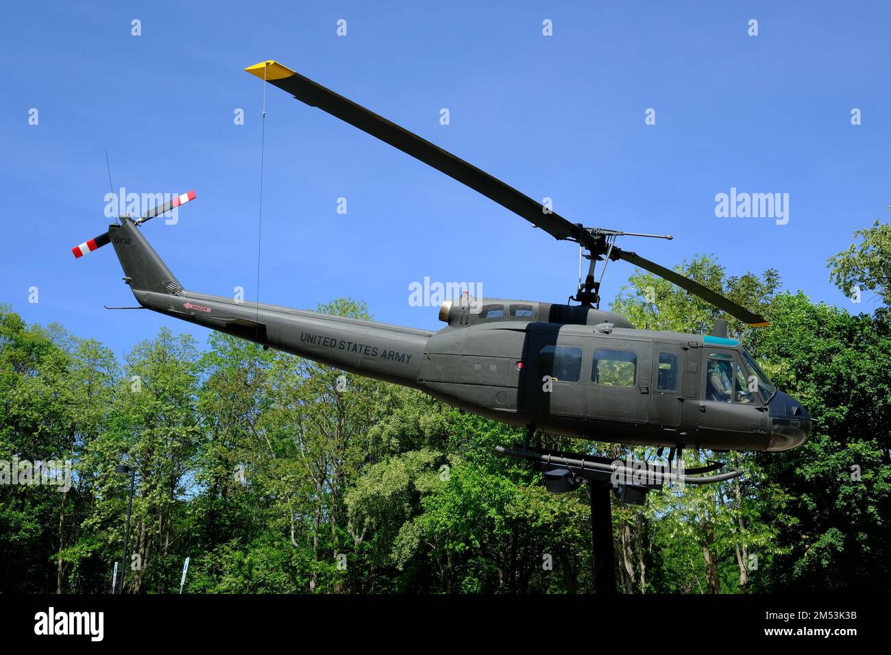 The Huey Helicopter at the New Jersey Vietnam Veterans Memorial Stock