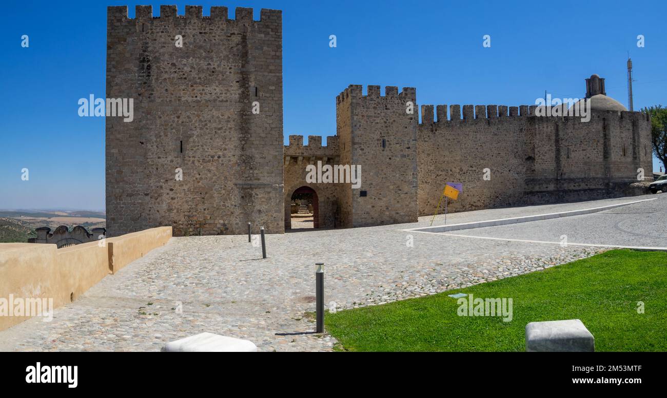 Elvas Castle Stock Photo