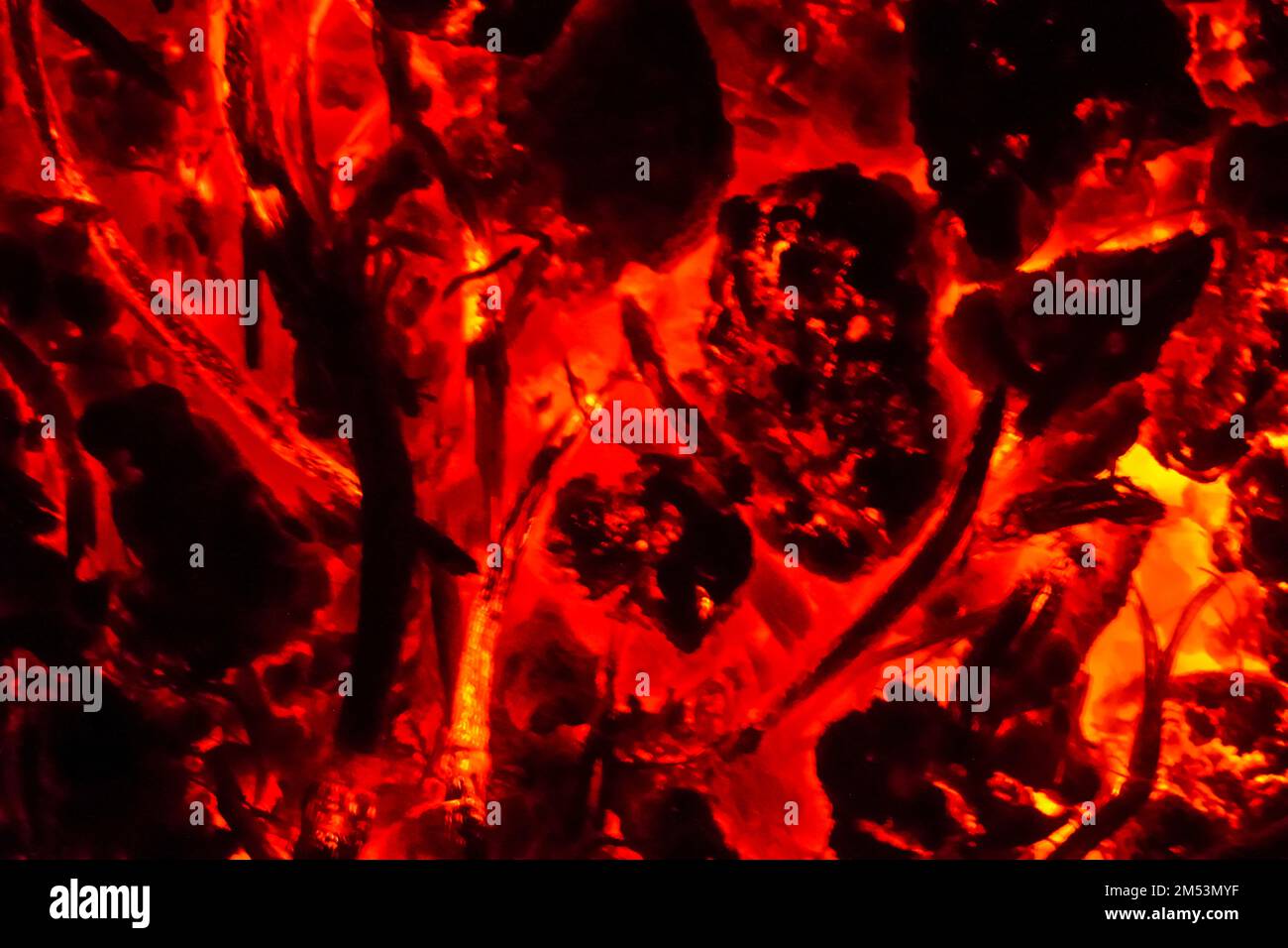 Red hot flames of fire.Burn down in a hardwood fire Stock Photo Alamy