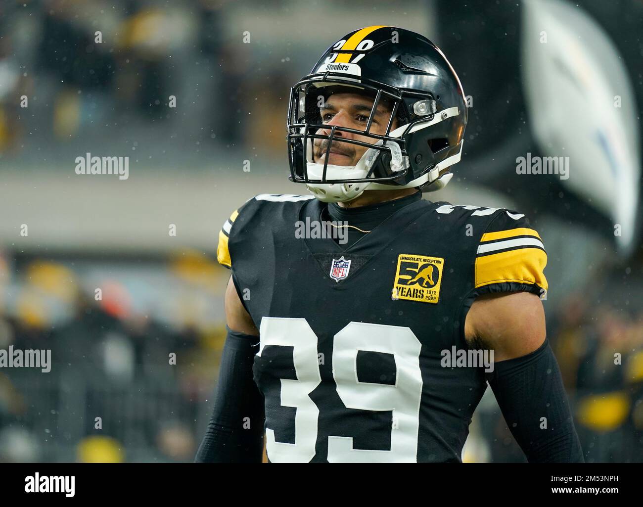 Pittsburgh, Pennsylvania, USA. 2nd Oct, 2022. Oct. 2, 2022: Minkah  Fitzpatrick #39 during the Pittsburgh Steelers vs. New York Jets in  Pittsburgh, Pennsylvania at Acrisure Stadium (Credit Image: © AMG/AMG via  ZUMA