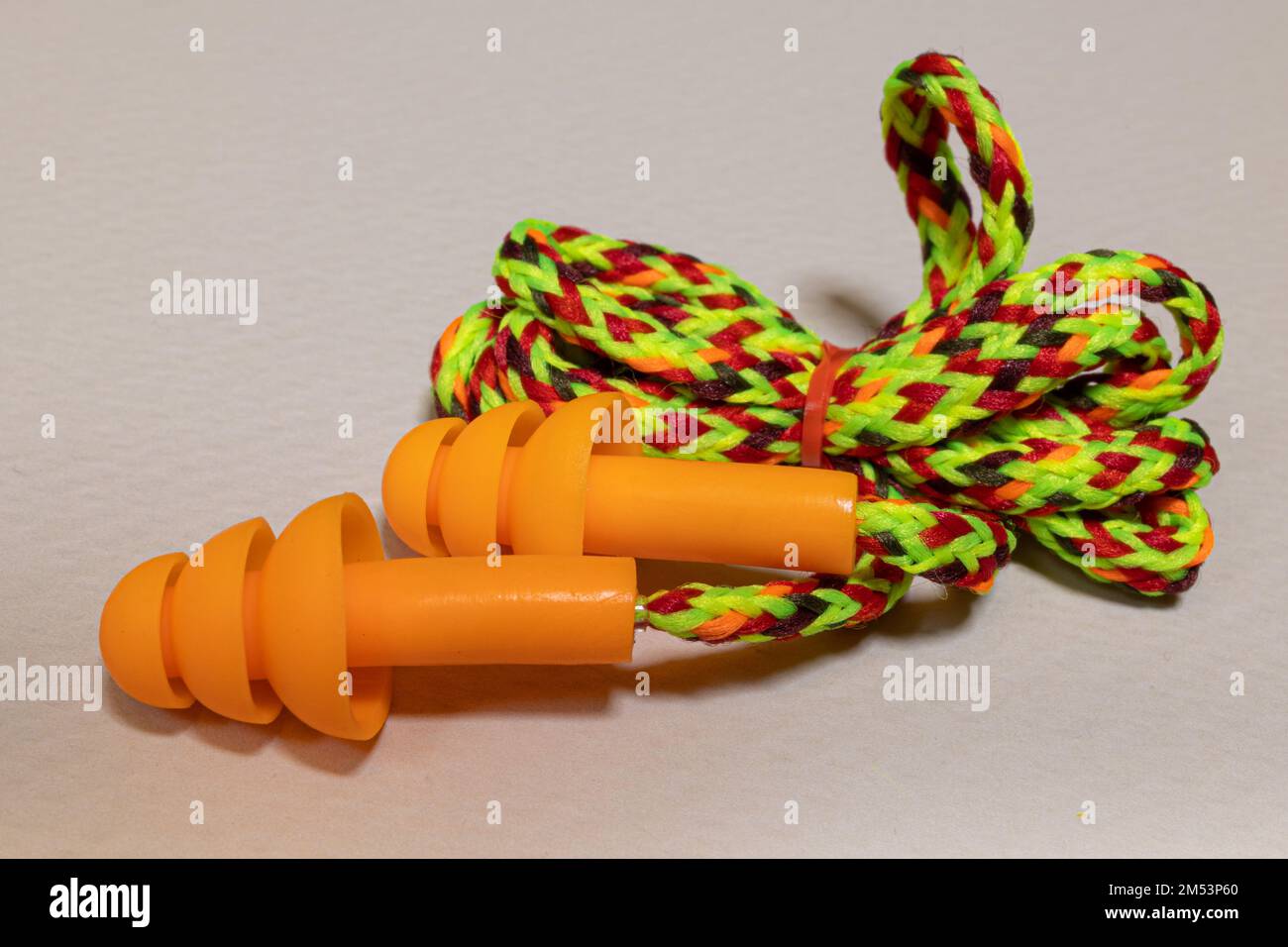 Silicone ear plugs for human ears on white background Stock Photo Alamy