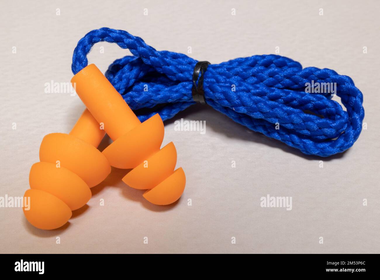 Silicone ear plugs for human ears on white background Stock Photo Alamy