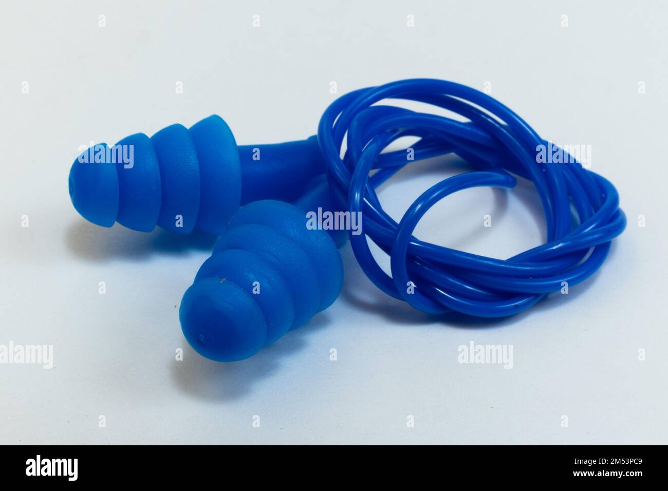 Silicone ear plugs for human ears on white background Stock Photo Alamy