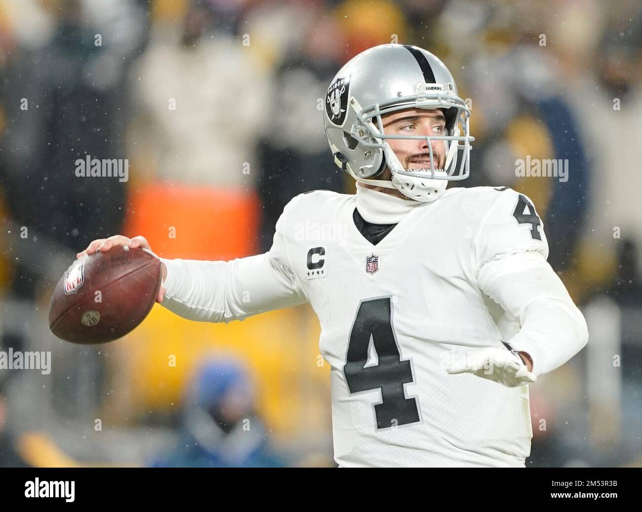 Pittsburgh, Pennsylvania, USA. 24th Dec, 2022. Dec. 24, 2022: Darien Butler  #58 during the Pittsburgh Steelers vs Las Vegas Raiders in Pittsburgh PA at  Acrisure Stadium. Brook Ward/AMG (Credit Image: © AMG/AMG