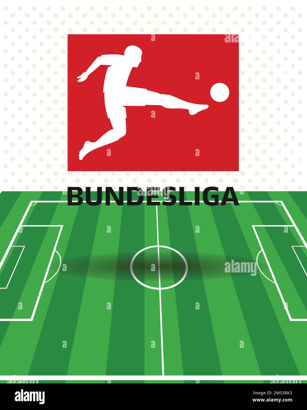 Bundesliga Logo top professional Germany football league system : Colombo, Sri Lanka – December 26, 2022 Stock Vector