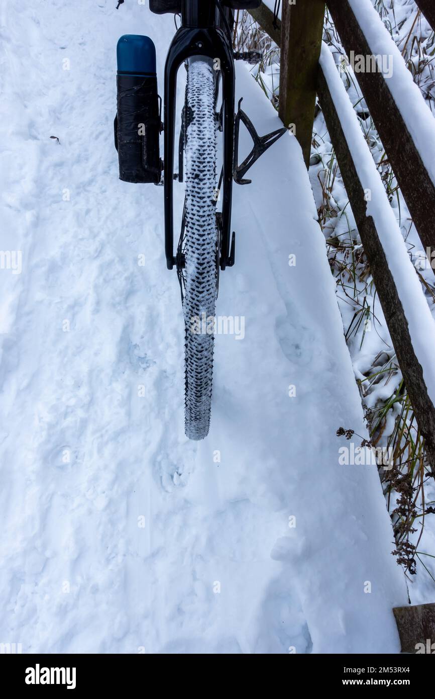 Bike tire on white hires stock photography and images Alamy