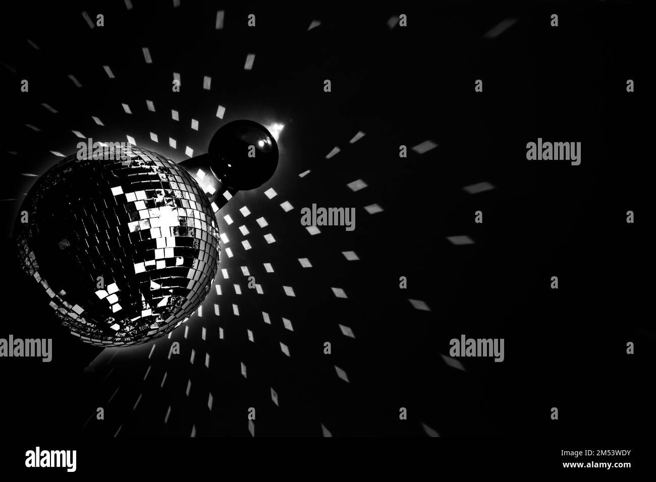 Disco ball background Black and White Stock Photos & Images - Alamy