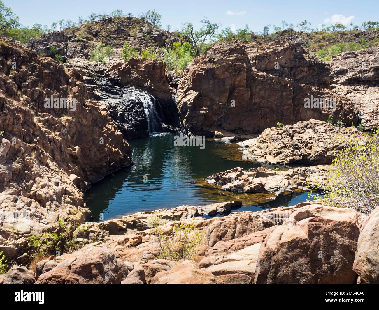 Upper Pool & Falls, Edith Falls (Leliyn), Nitmiluk National Park, Northern Territory, Australia Stock Photo