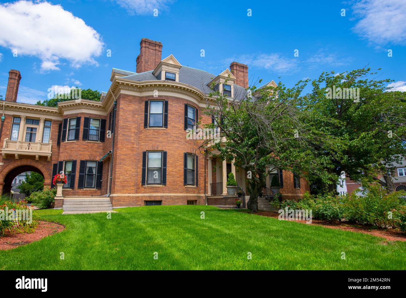 Davenport Memorial House at 70 Salem Street in historic city center of