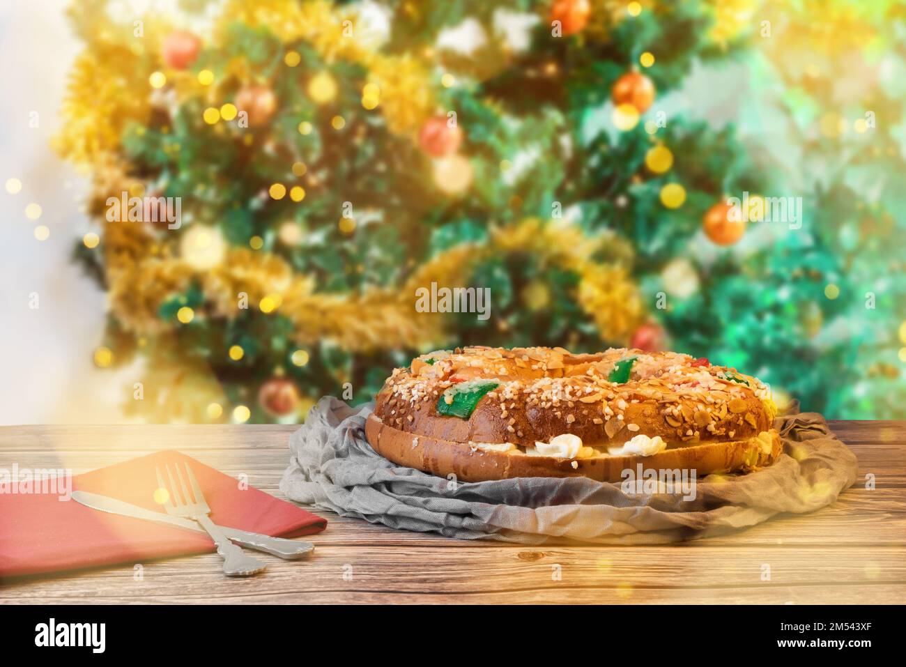 Epiphany Tree Epiphany cake filled with cream