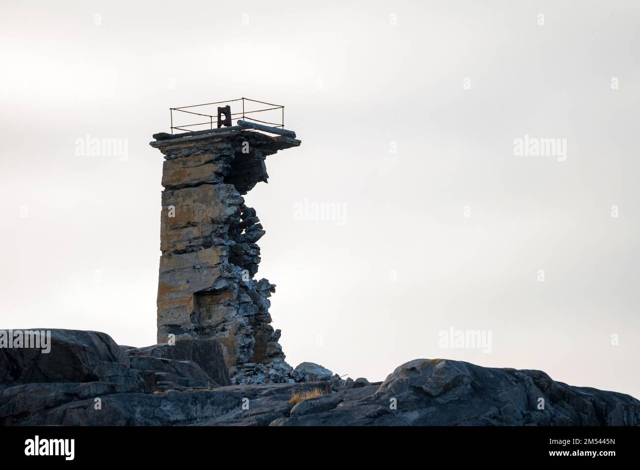 Mittelalterliche Leuchtturm Ruine