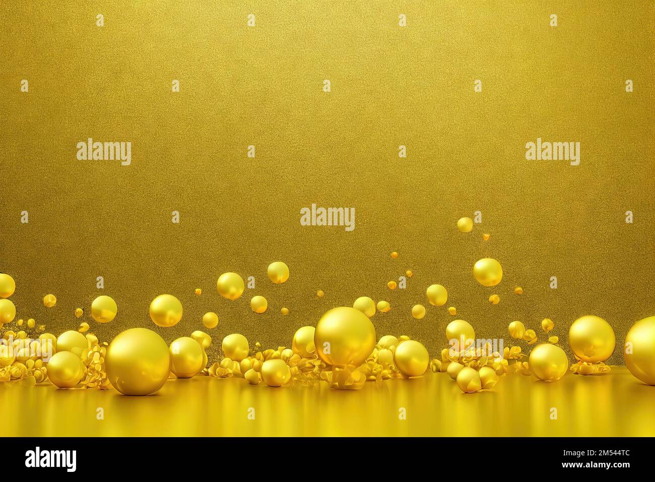 24K golden texture. Abstract concept art made for background wallpaper. glittering gold with metallic finish Stock Photo