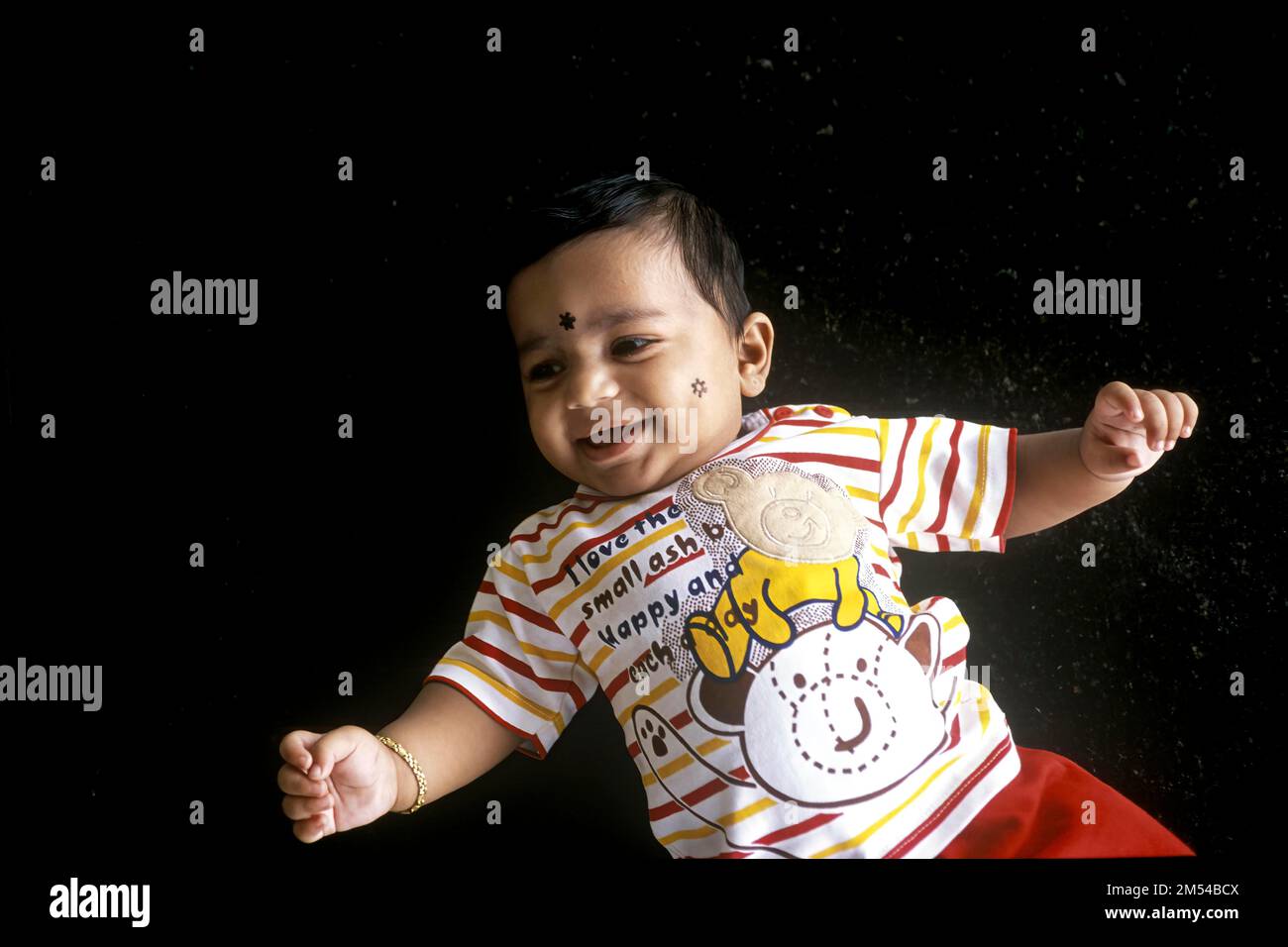 A south Indian 3 months old baby boy Ashwin at Coimbatore, Tamil Nadu