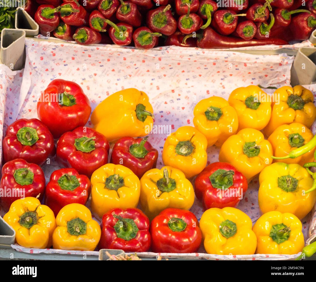 Sweet red yellow pepper hi-res stock photography and images - Alamy