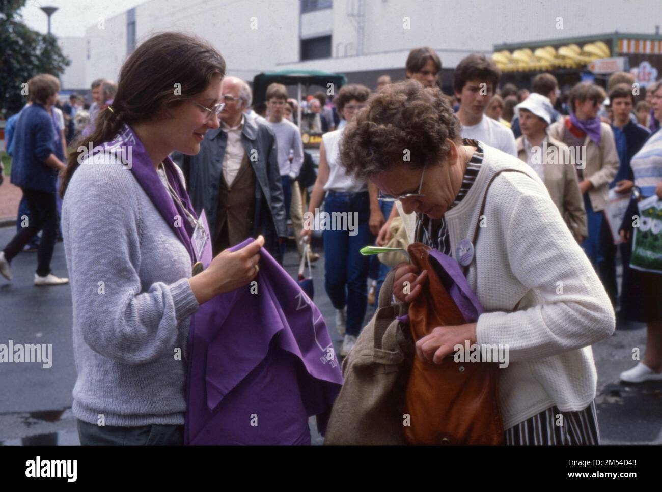 Places and events in 1982-5, People Stock Photo - Alamy