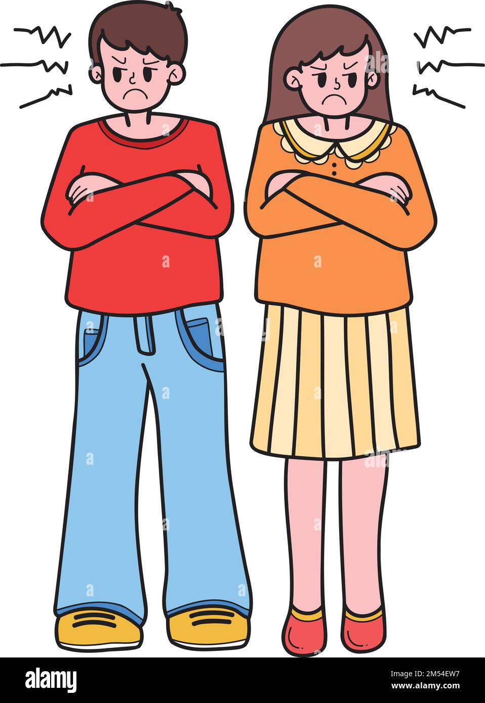 Angry Talk Stock Vector Images Alamy