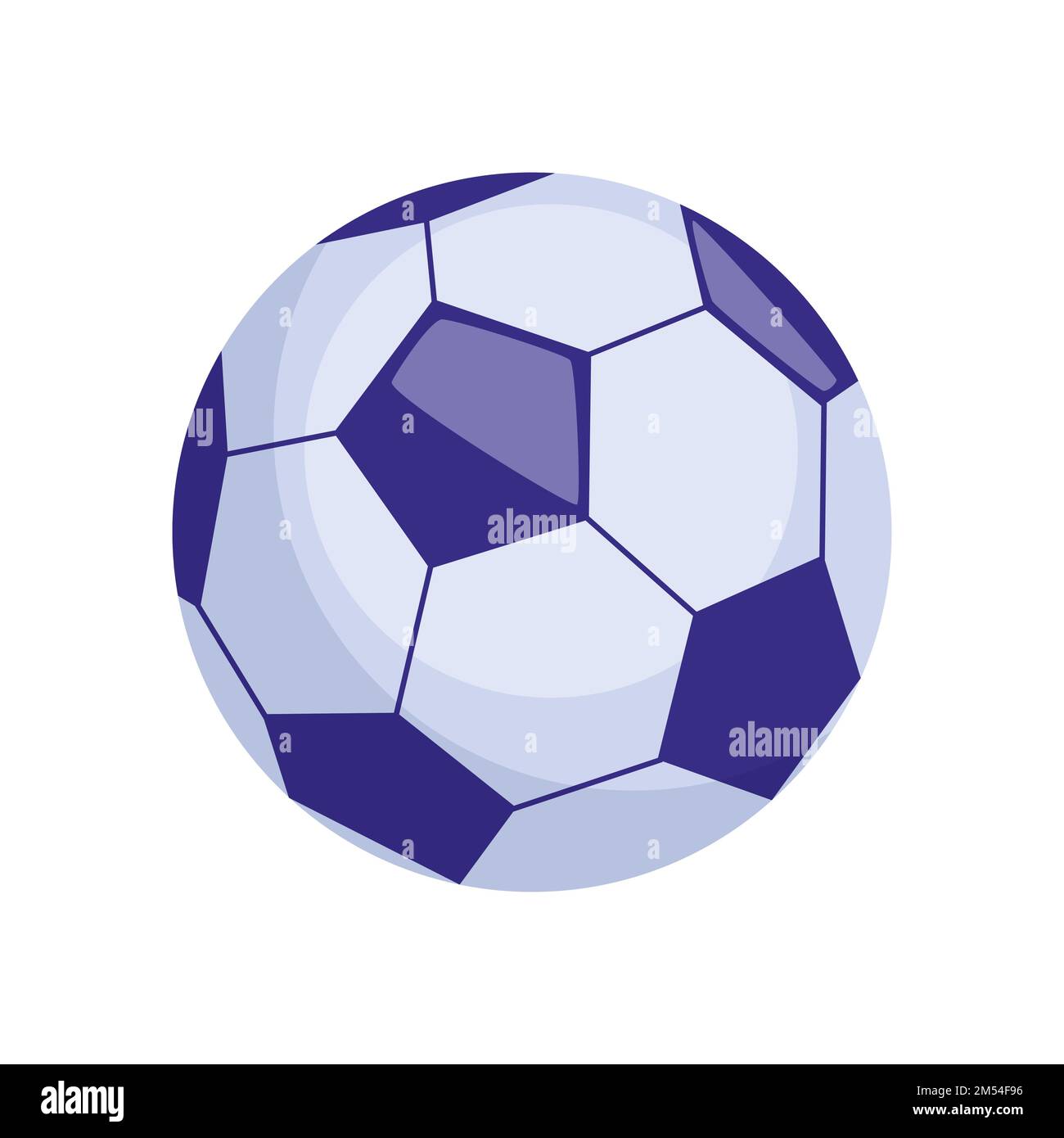 Soccer ball isolated on white background. Vector illustration Stock ...