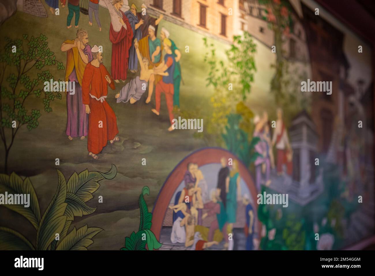 Christmas Eve Catholic Assumption Church Stock Photo Alamy