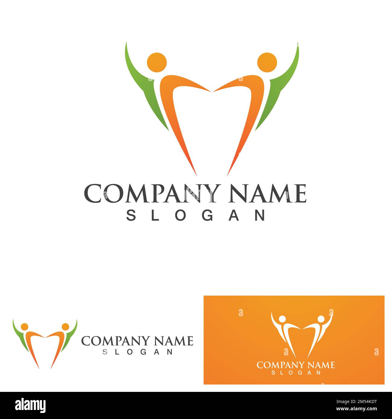 Health People Logo Vector illustration Design Template Stock Vector ...