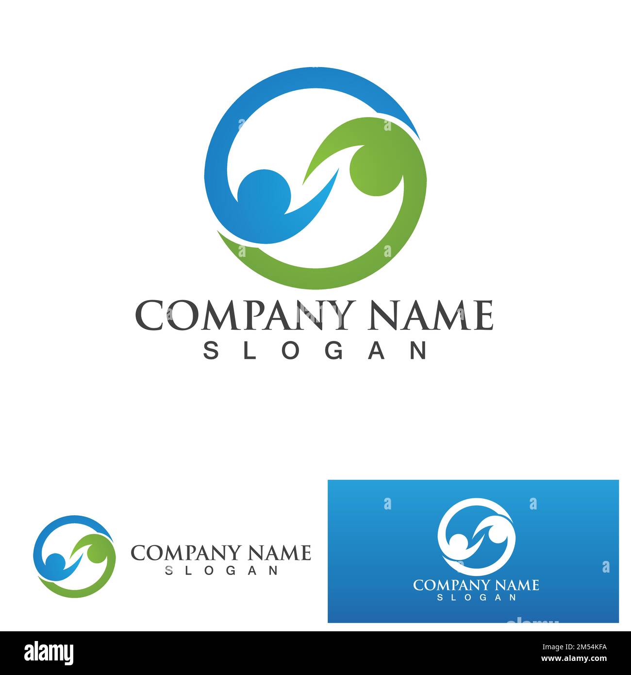 Health People Logo Vector illustration Design Template Stock Vector ...