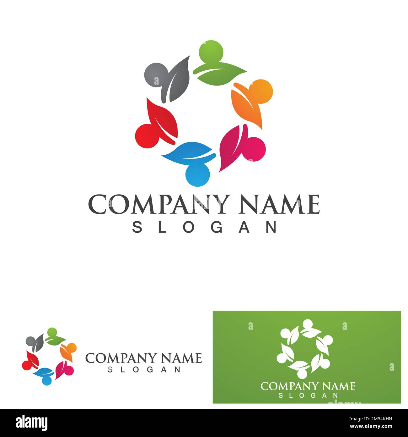 Community people group teamwork success logo Stock Vector Image & Art ...