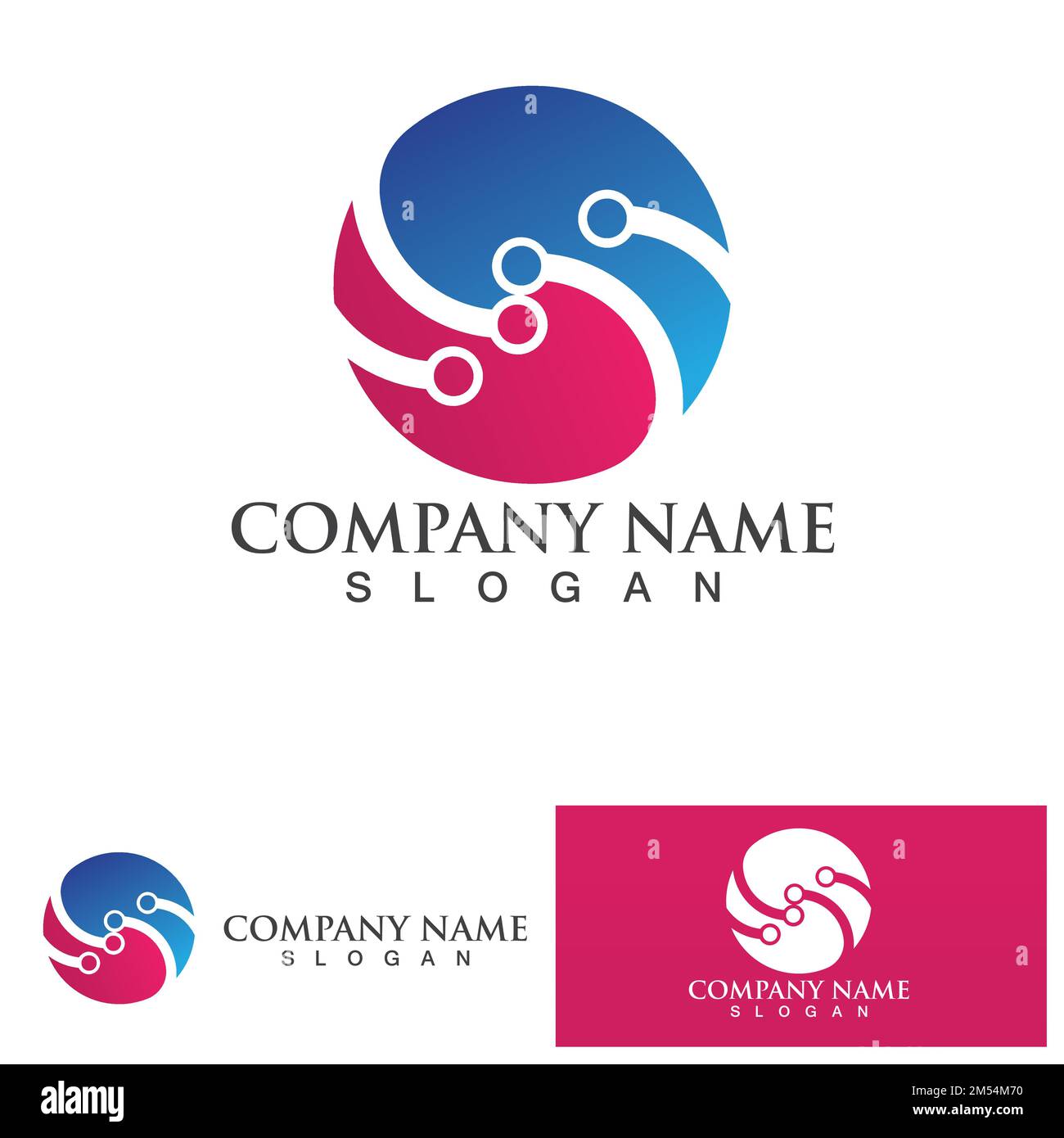 Wire World Logo Template vector illustration Stock Vector