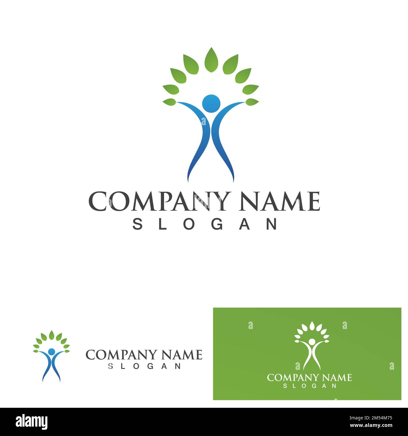 People Tree Vector Logo Template illustration design Stock Vector Image ...