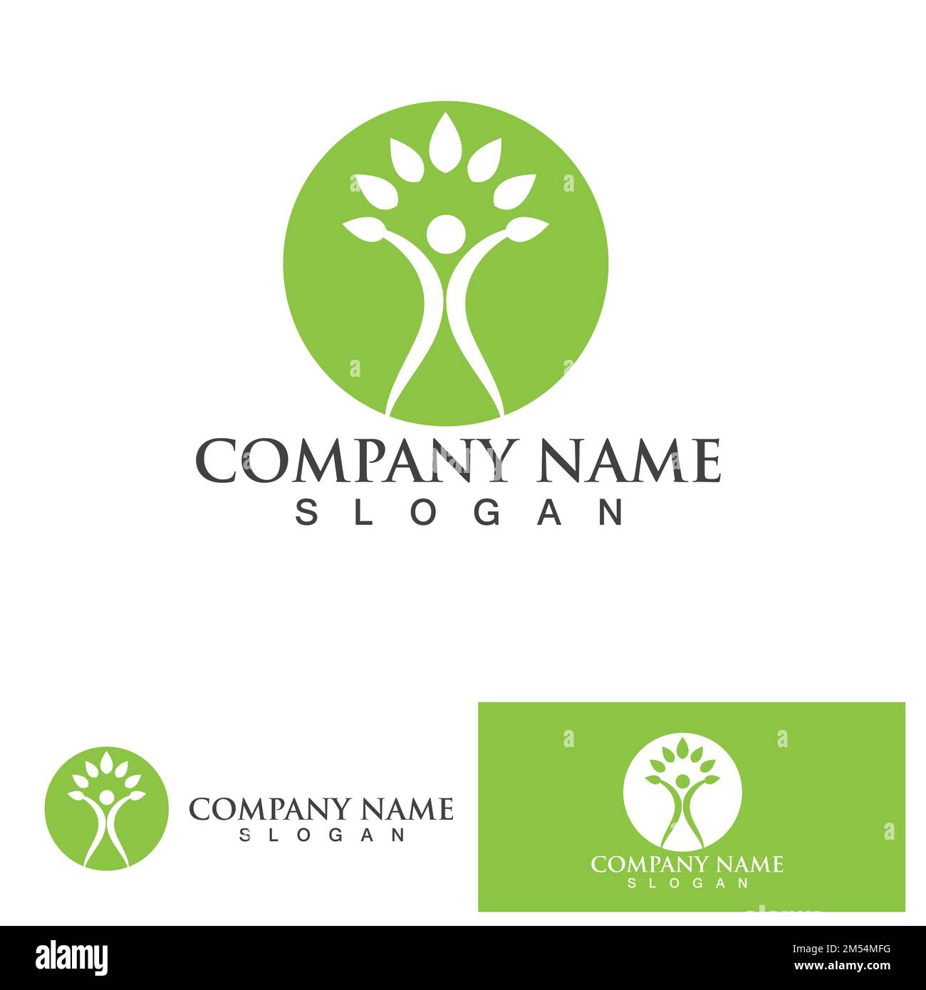 People Tree Vector Logo Template illustration design Stock Vector Image ...
