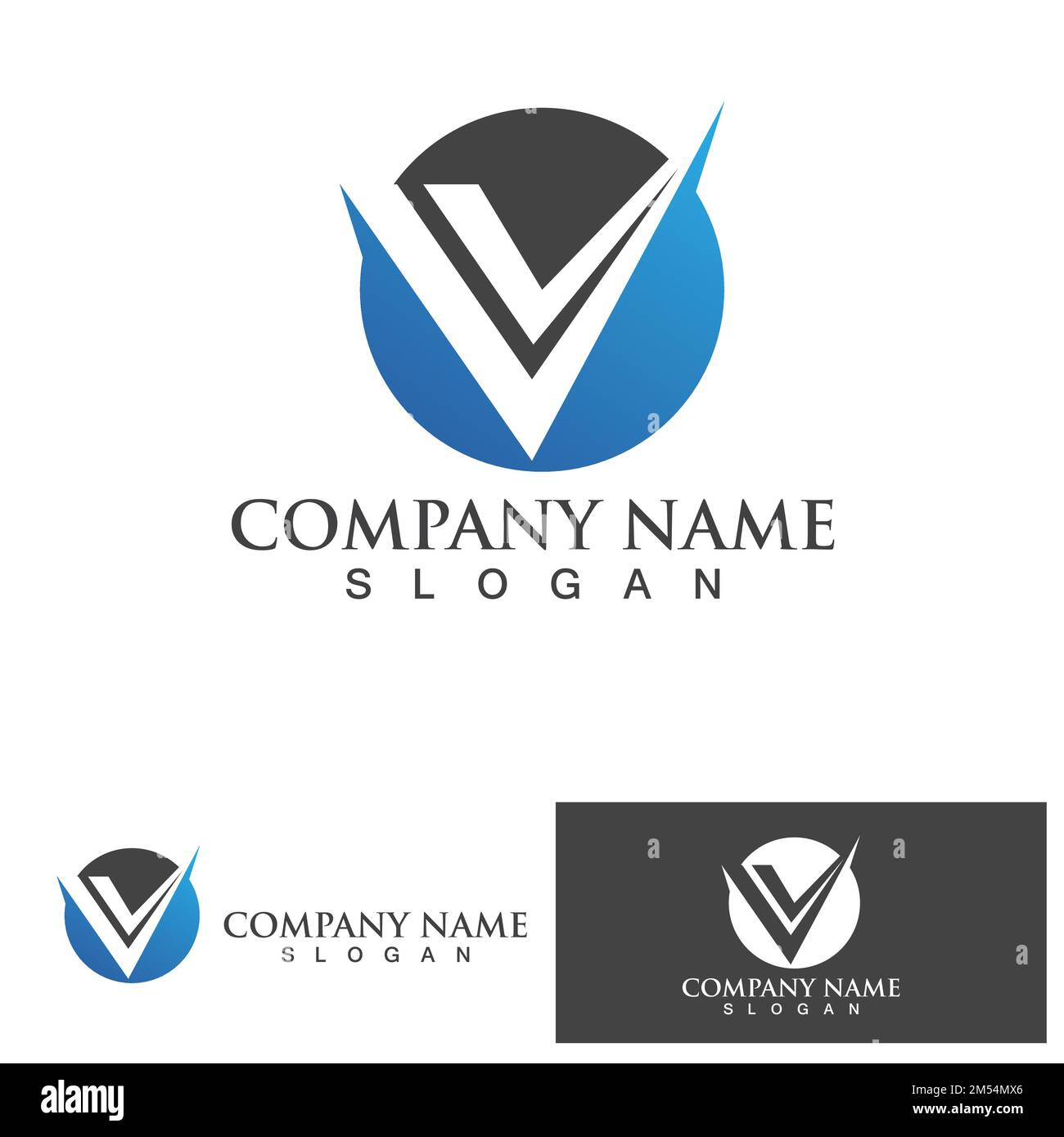 V Letter Logo Template vector icon illustration Stock Vector Image ...