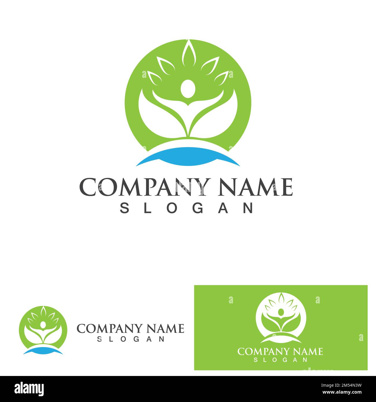 Health leaf people Logos of green Tree leaf ecology nature element ...