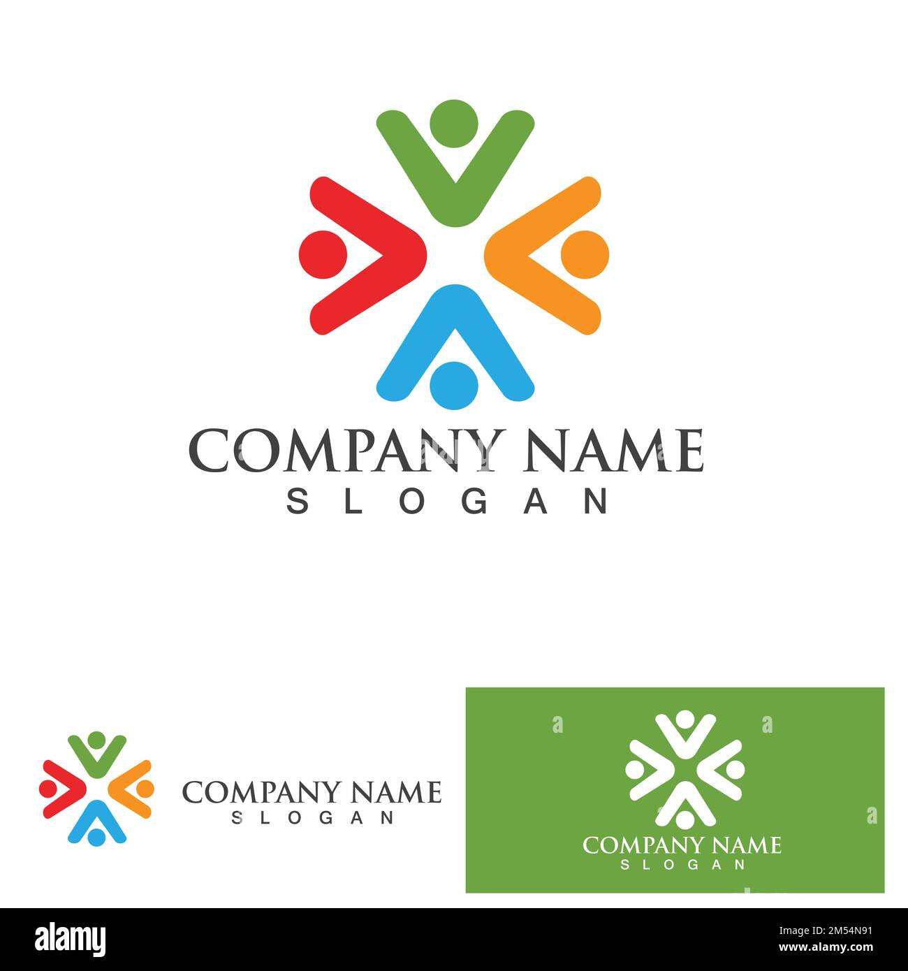 Community people group teamwork success logo Stock Vector Image & Art ...