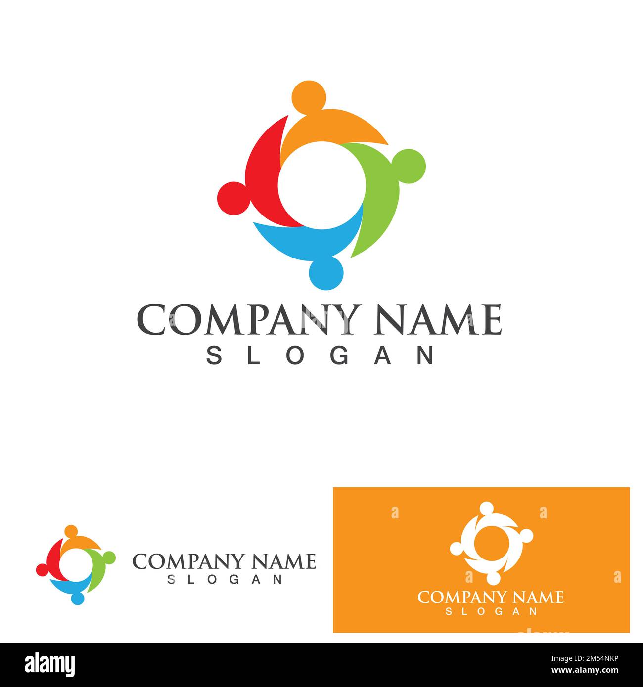 Community people group teamwork success logo Stock Vector Image & Art ...