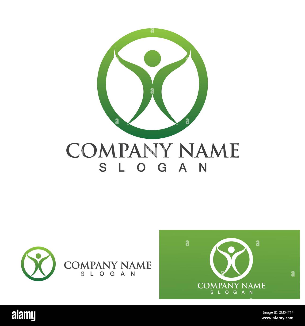 Health People Logo Vector illustration Design Template Stock Vector ...