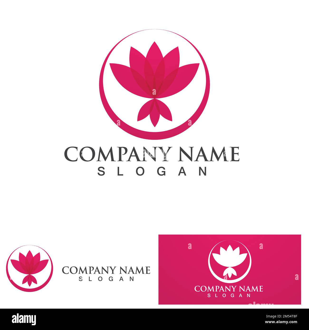 Lotus flower yoga health nature logo Stock Vector Image & Art - Alamy