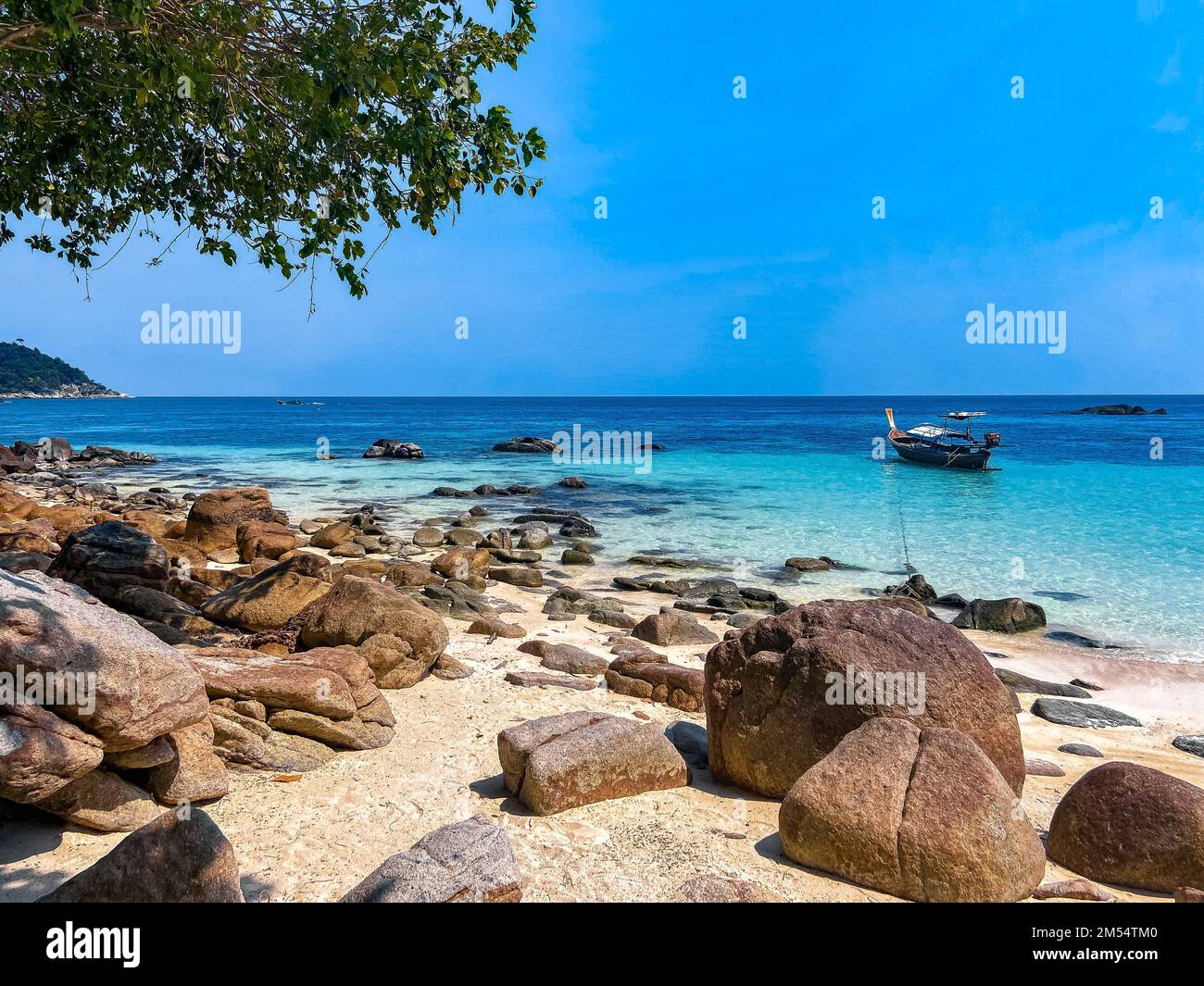Sanom secret beach in koh Lipe, Satun, Thailand Stock Photo