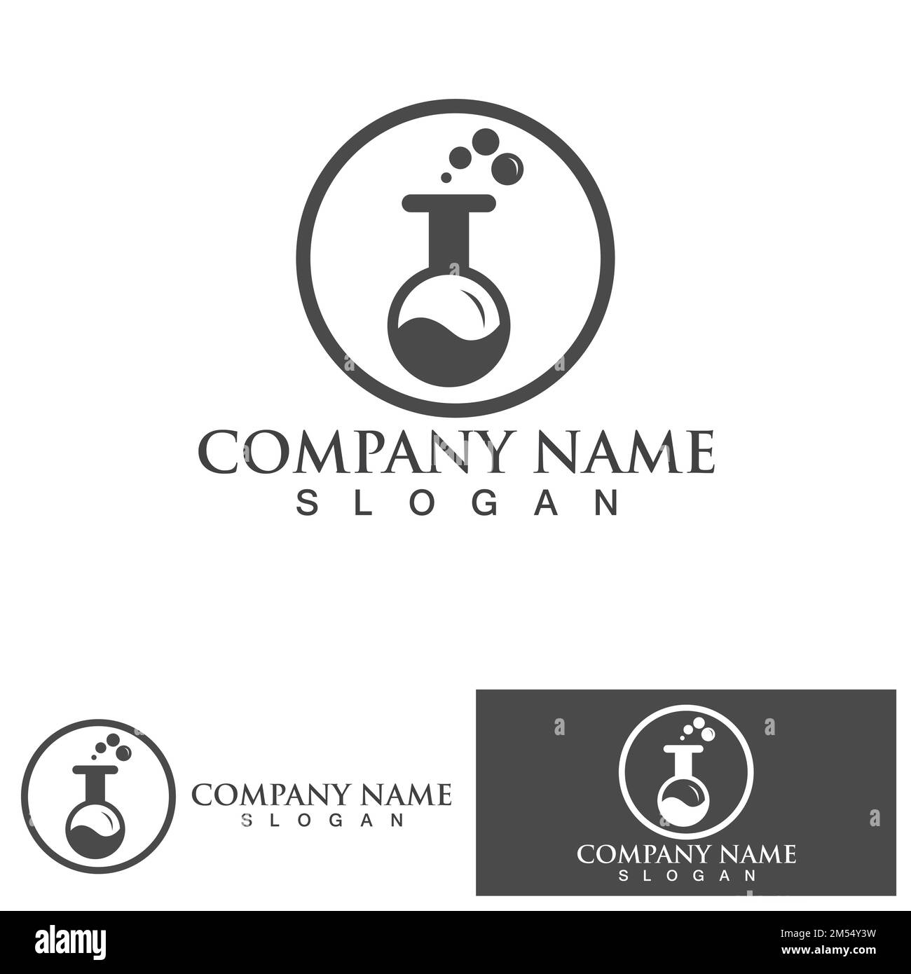 Medical Lab Logo Template Design Vector, Emblem, Design Concept