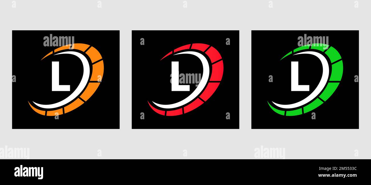 Letter L Car Automotive Logo For Cars Service Cars Repair With