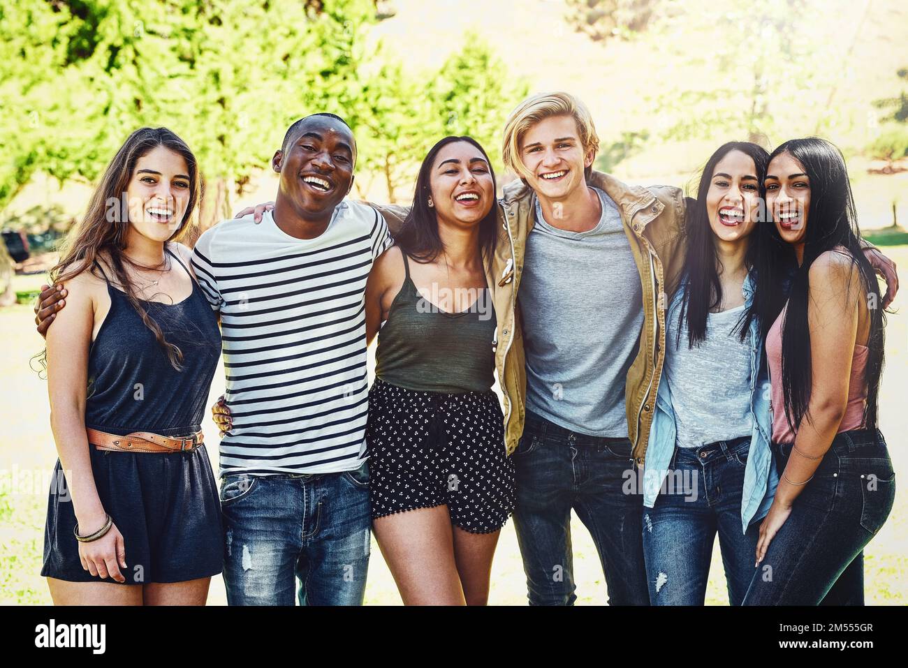 Teenagers teens happy friends diverse diversity happy hi-res stock ...