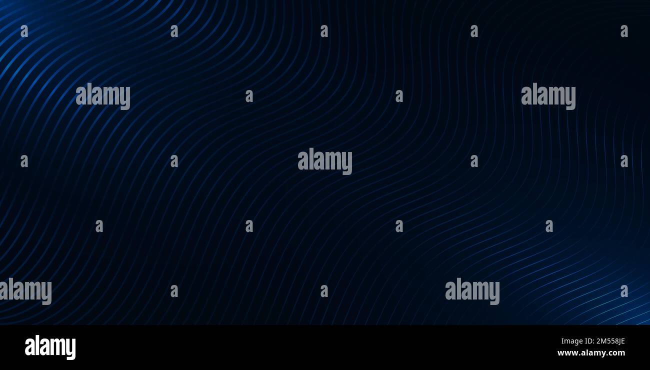 Abstract blue wave technology background Stock Vector Images - Alamy