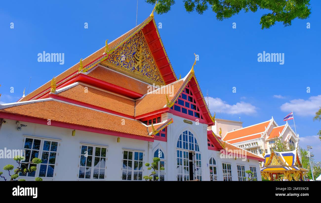 Siwamokkhaphiman Audience Hall at National Museum Bangkok, Thailand Stock Photo