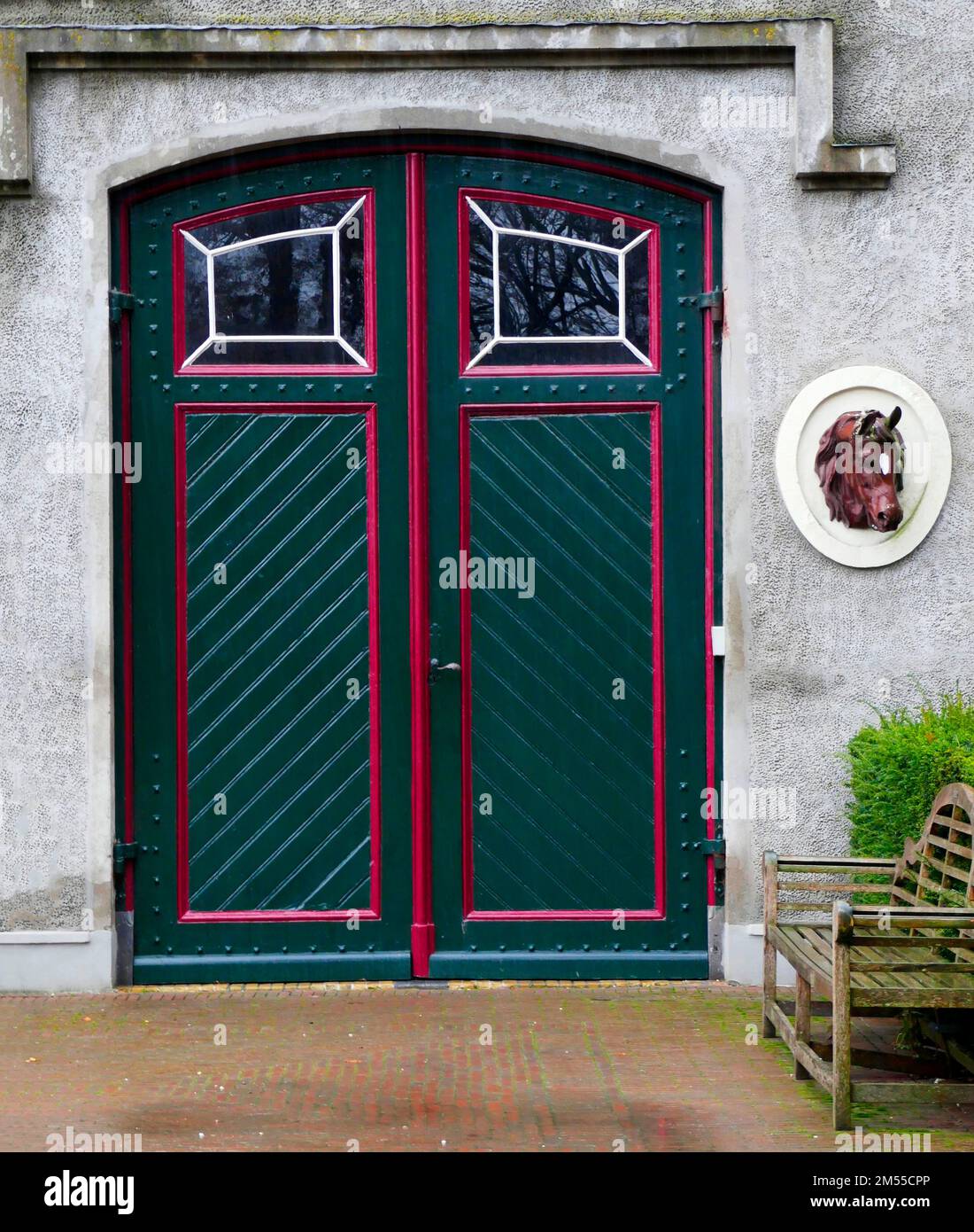 Still Rode An old but well maintained stable door. This dates back to the time ...