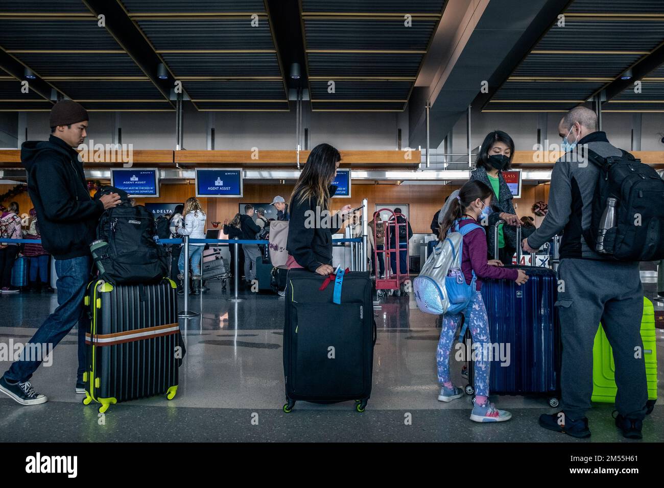 San Diego, USA. 23rd Dec, 2022. December 23, 2022 Holiday travel is in