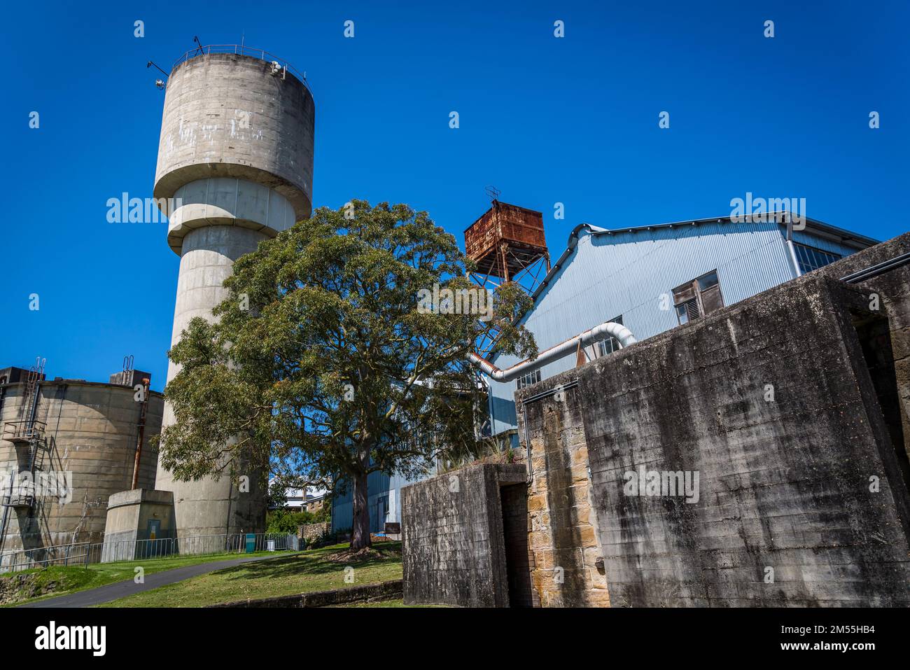 Disused industrial buildings, Cockatoo Island, a UNESCO World Heritage