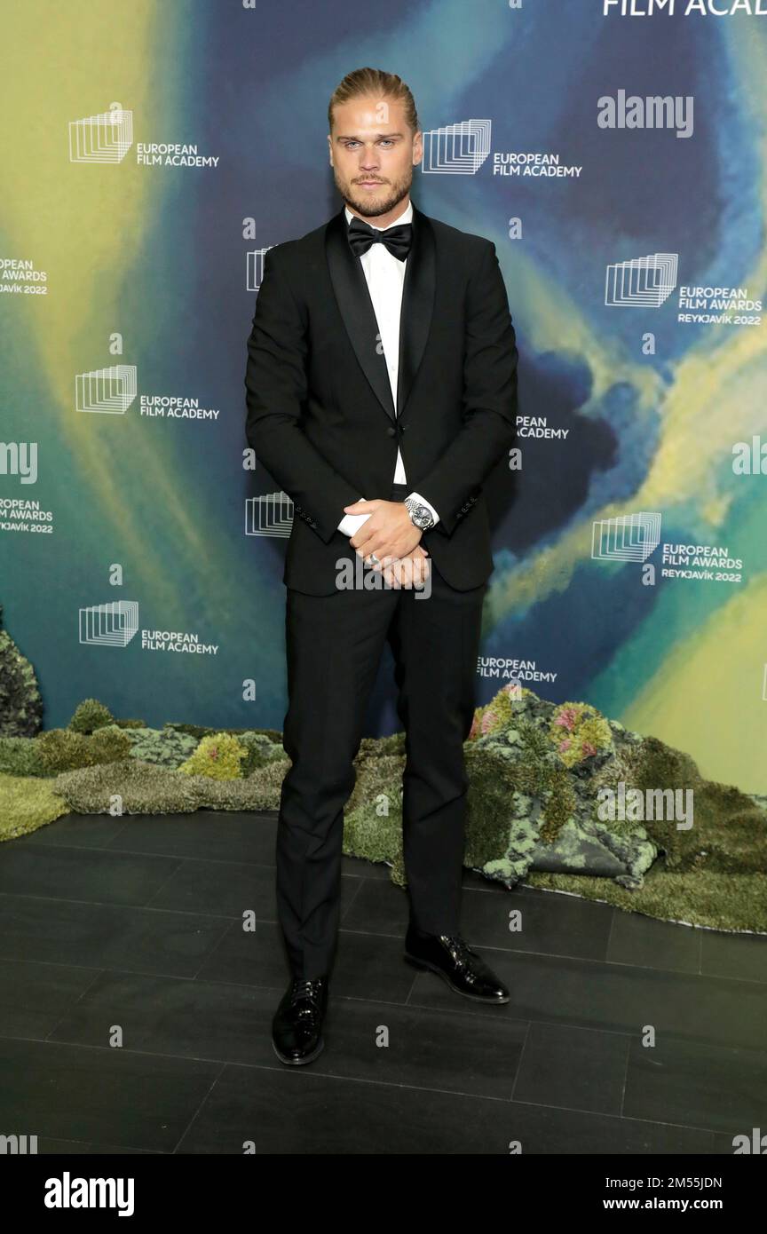 Rurik Gislason attending the 35th European Film Awards 2022 at Harpa Conference and Concert Hall on December 10, 2022 in Reykjavik, Iceland. Stock Photo
